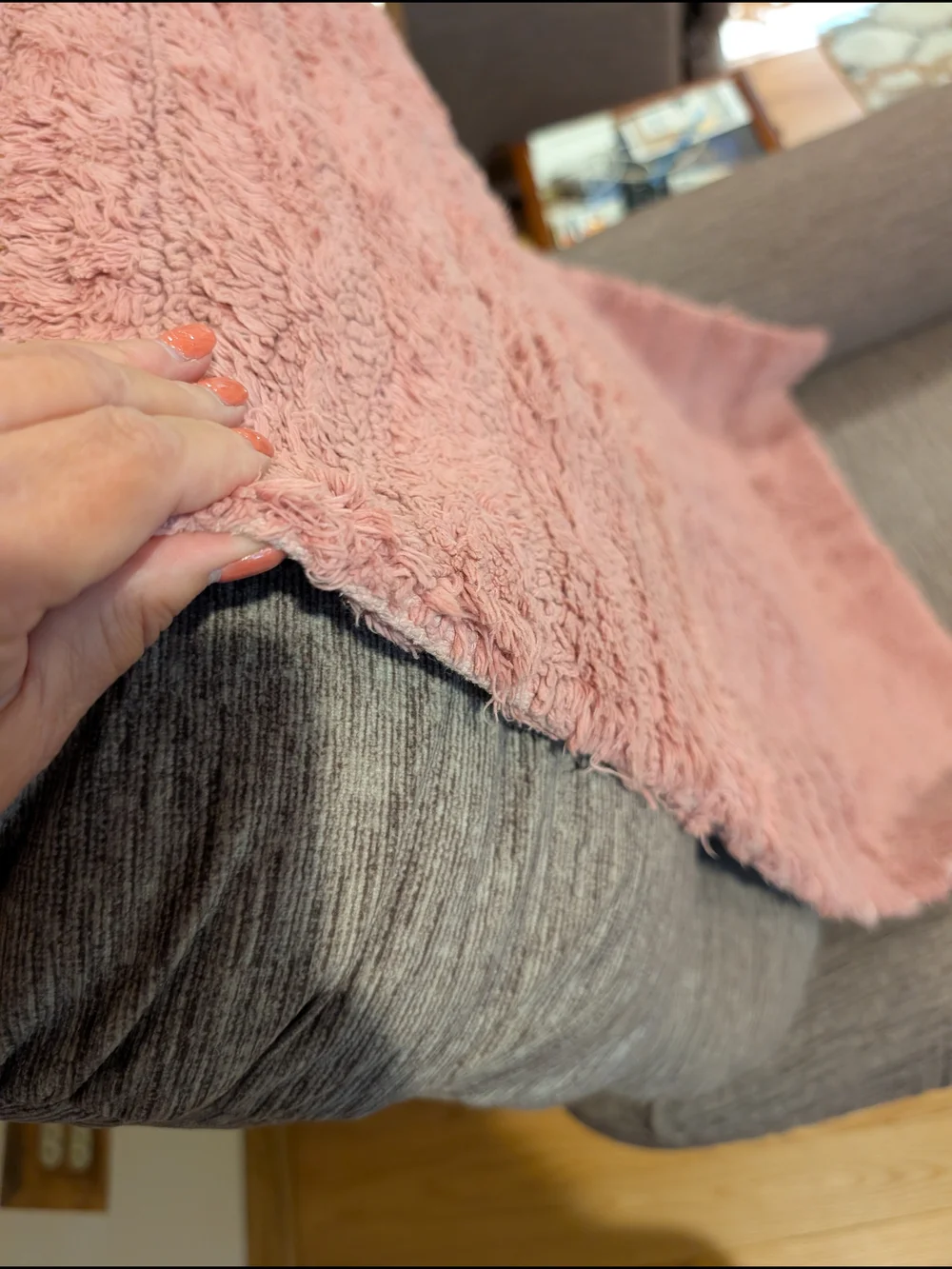 Plush Pink Home Bathroom Rug